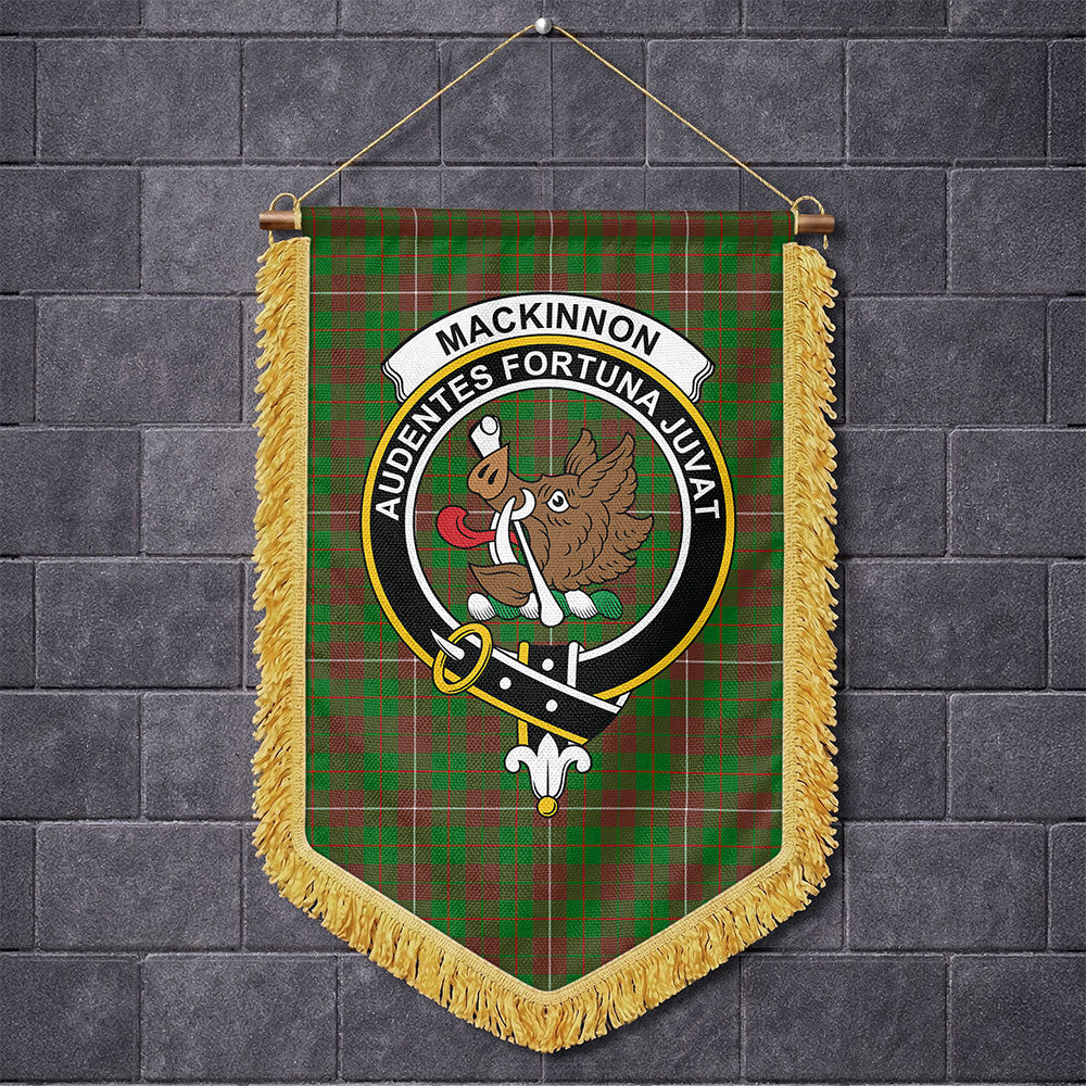 Scottish MacKinnon Hunting Modern Clan Badge Tartan Wall Hanging Banner
