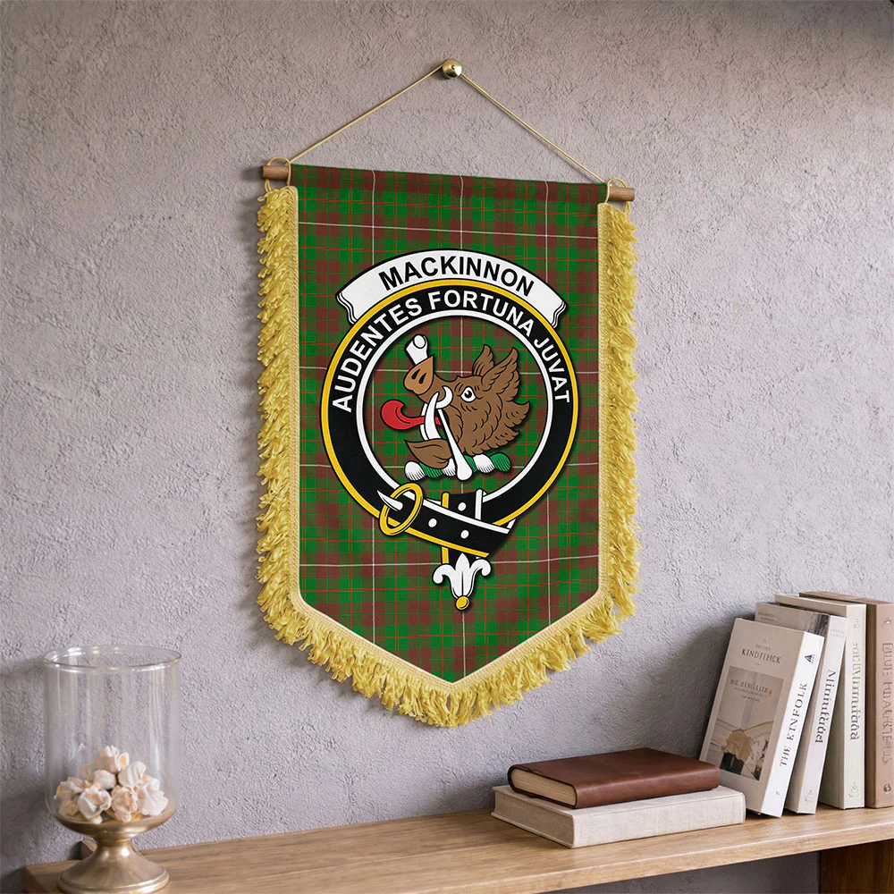 Scottish MacKinnon Hunting Modern Clan Badge Tartan Wall Hanging Banner - Image 2