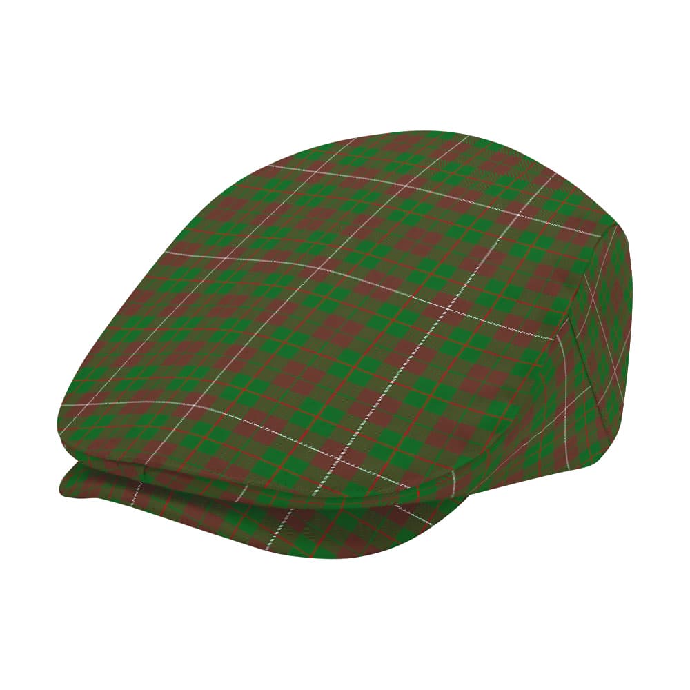 Scottish MacKinnon Hunting Modern Tartan Flat Cap - Image 2