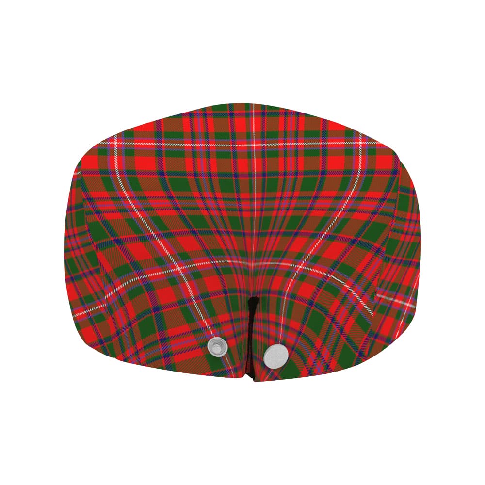 Scottish MacKinnon Modern Tartan Flat Cap - Image 4