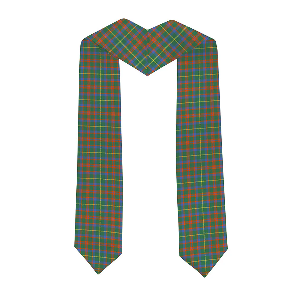 Scottish MacKintosh Hunting Ancient Clan Badge Tartan Graduation Stole Black Gold Honor - Image 2