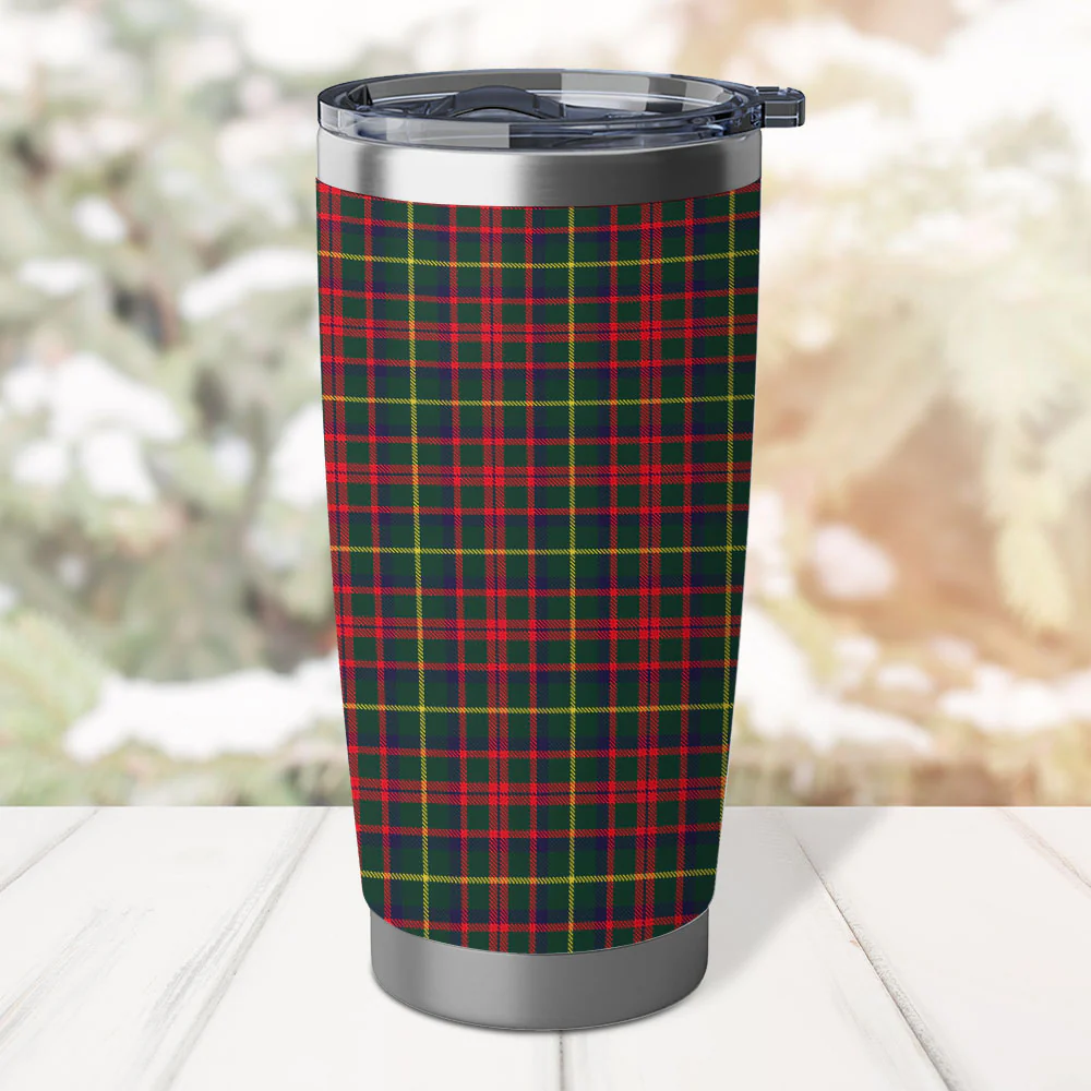 Scottish MacKintosh Hunting Modern Clan Badge Tartan Tumbler - Image 3