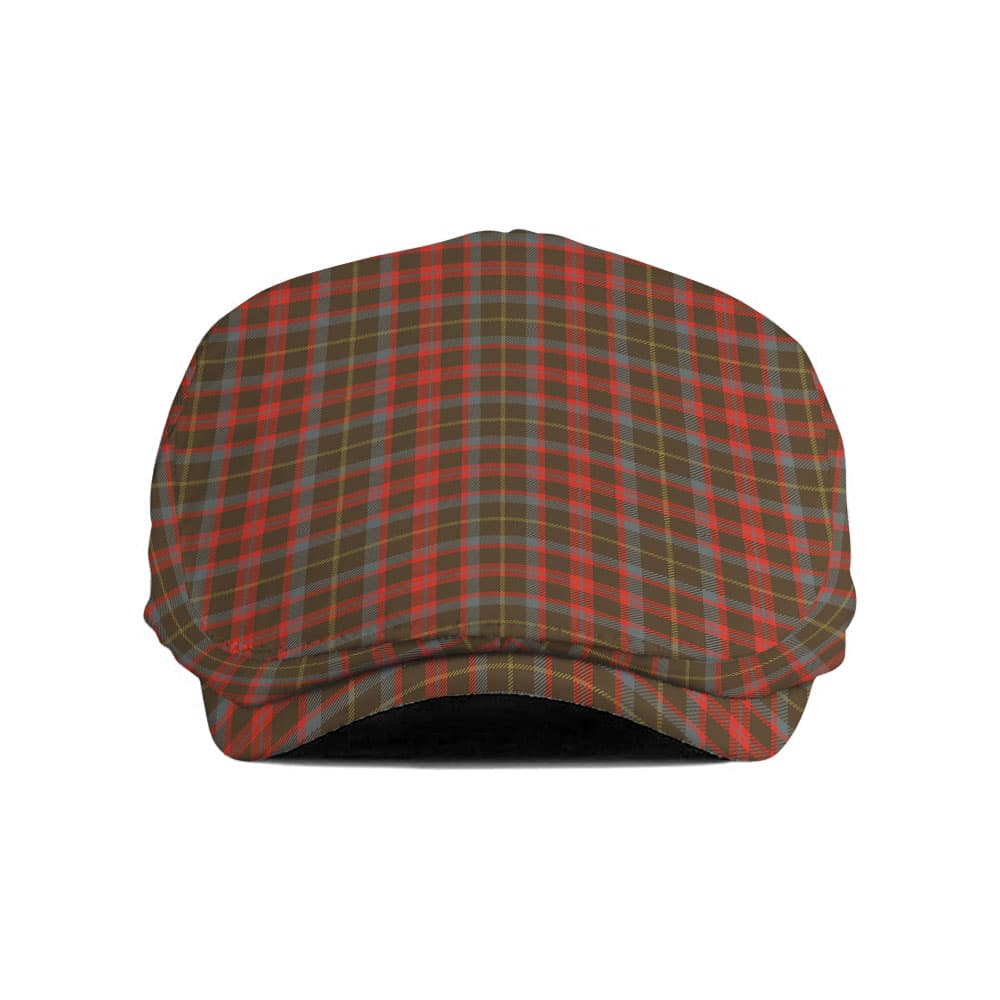Scottish MacKintosh Hunting Weathered Tartan Flat Cap