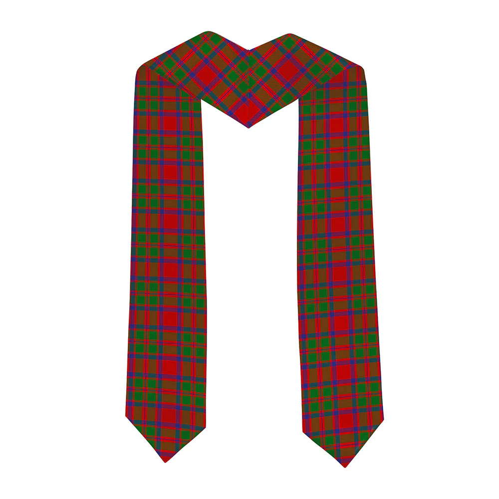 Scottish MacKintosh Modern Clan Badge Tartan Graduation Stole Black Gold Honor - Image 2