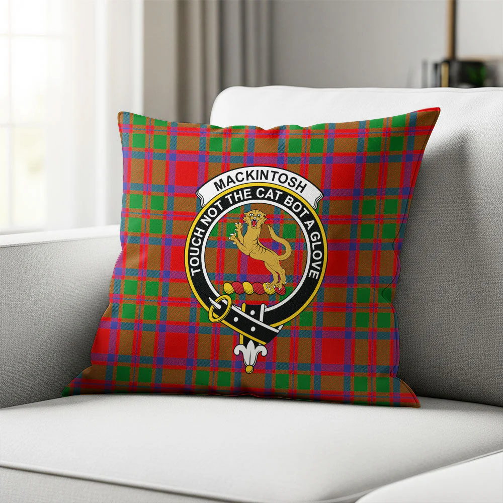 Scottish MacKintosh Modern Clan Badge Tartan Pillow Case - Image 2