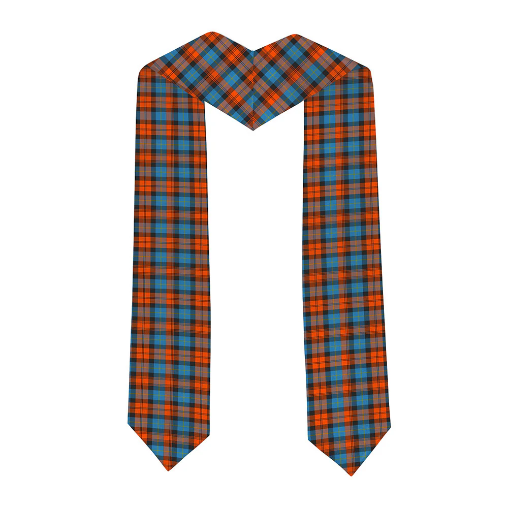 Scottish MacLachlan Ancient Clan Badge Tartan Graduation Stole Black Gold Honor - Image 2