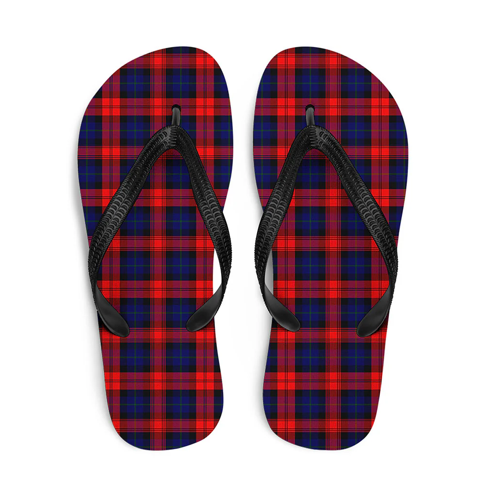Scottish MacLachlan Modern Clan Badge Tartan Flip Flops