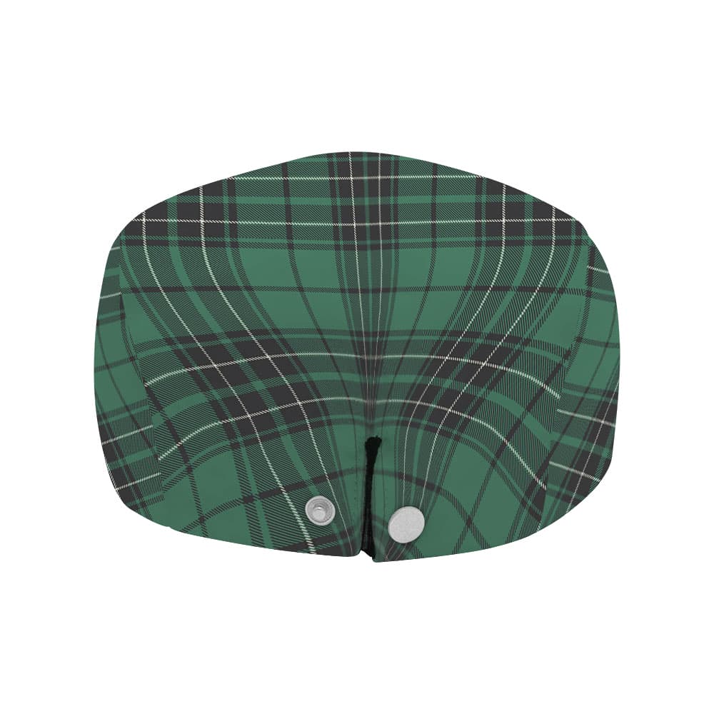 Scottish MacLean Hunting Ancient Tartan Flat Cap - Image 4
