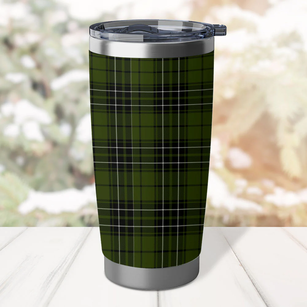 Scottish MacLean Hunting Clan Badge Tartan Tumbler - Image 3