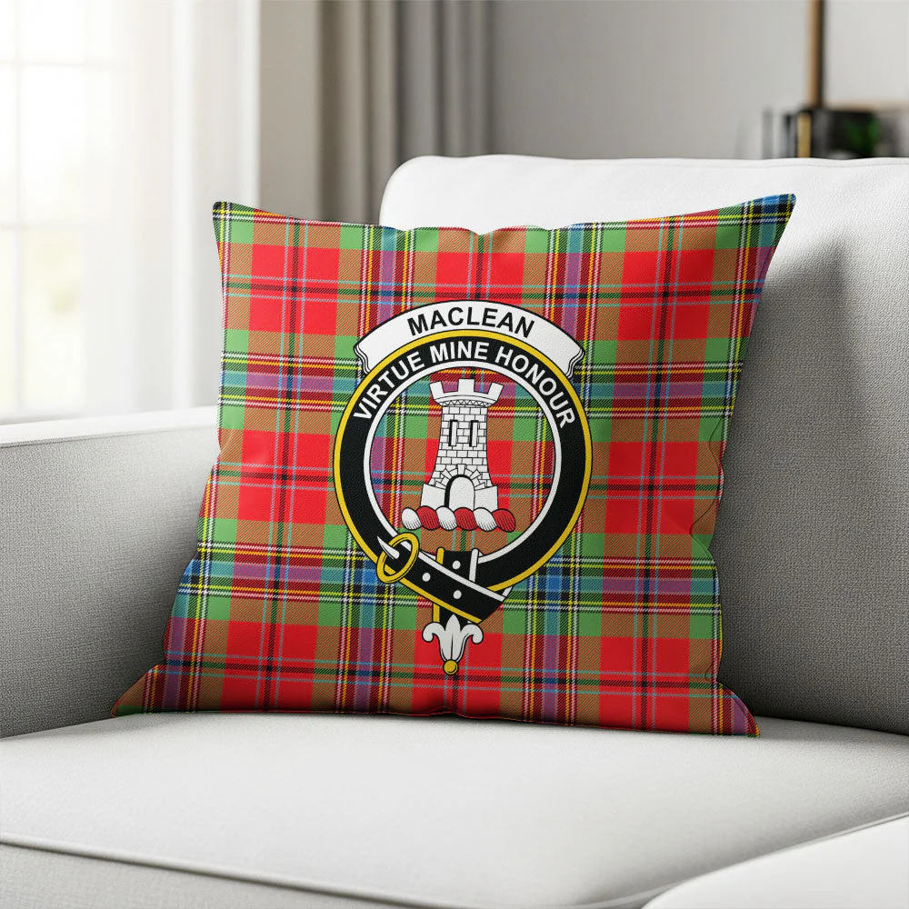 Scottish MacLean of Duart Modern Clan Badge Tartan Pillow Case - Image 2