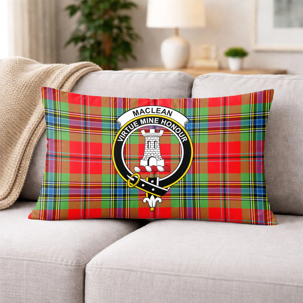 Scottish MacLean of Duart Modern Clan Badge Tartan Pillow Case - Image 3