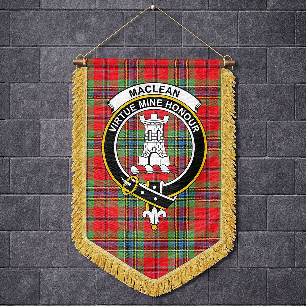 Scottish MacLean of Duart Modern Clan Badge Tartan Wall Hanging Banner
