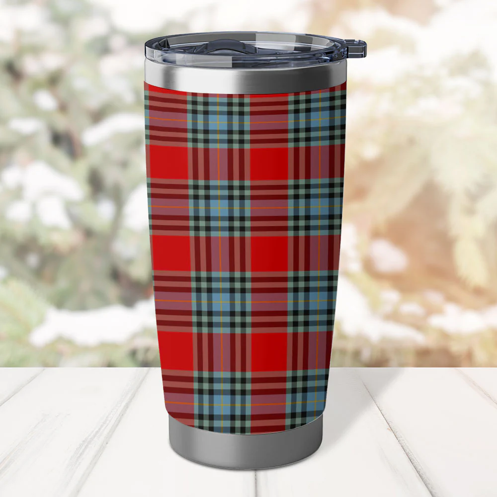 Scottish MacLeay Clan Badge Tartan Tumbler - Image 3
