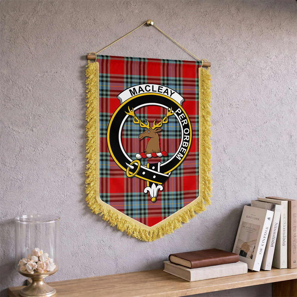 Scottish MacLeay Clan Badge Tartan Wall Hanging Banner - Image 2