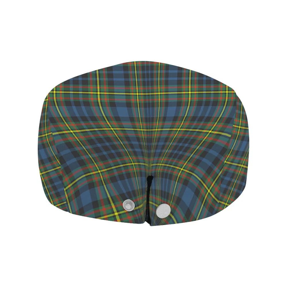 Scottish MacLellan Ancient Tartan Flat Cap - Image 4