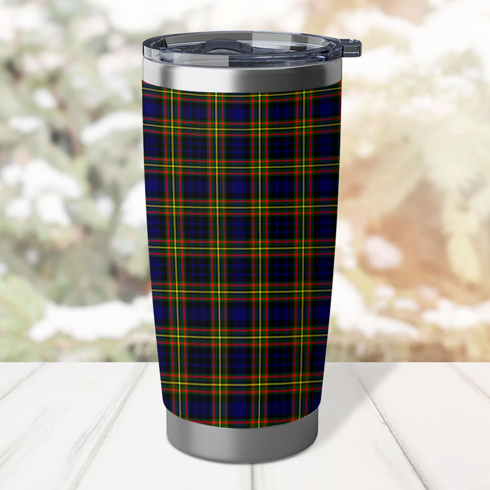 Scottish MacLellan Modern Clan Badge Tartan Tumbler - Image 3