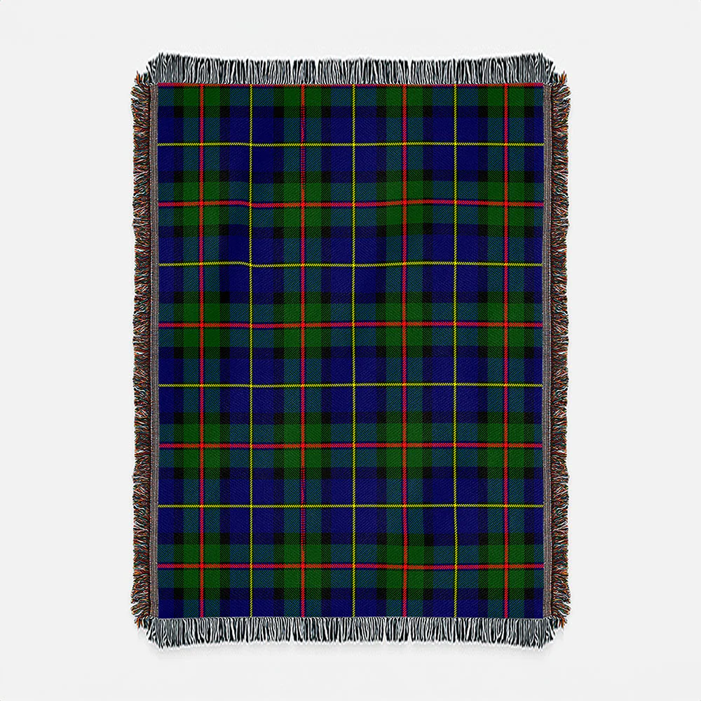 Scottish MacLeod of Harris Modern Clan Badge Tartan Woven Blanket
