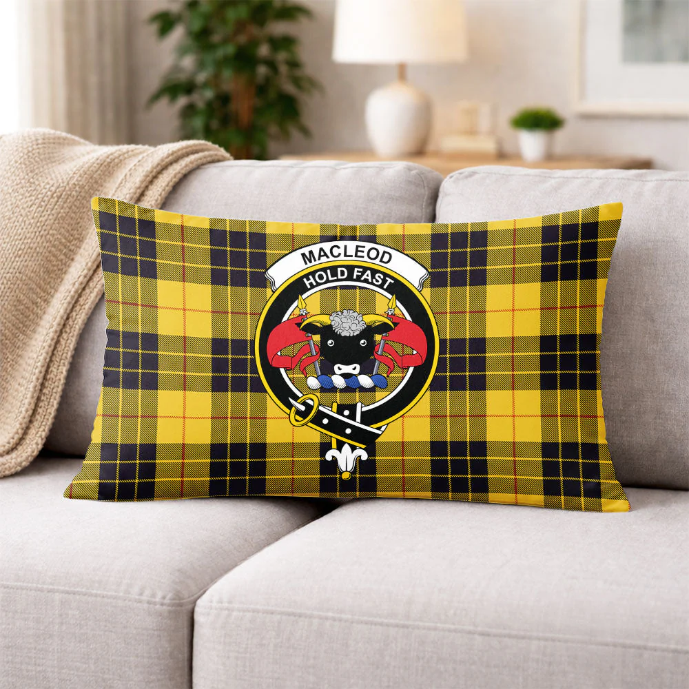 Scottish MacLeod of Lewis Ancient Clan Badge Tartan Pillow Case - Image 3