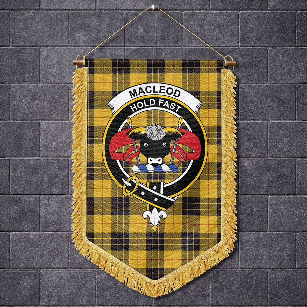 Scottish MacLeod of Lewis Ancient Clan Badge Tartan Wall Hanging Banner