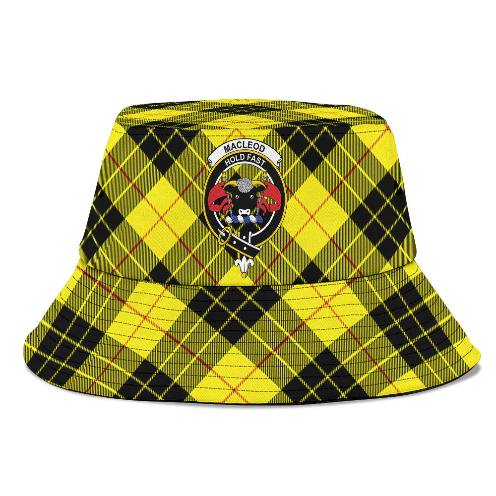 Scottish MacLeod of Lewis Modern Clan Badge Tartan Bucket Hat - Image 2