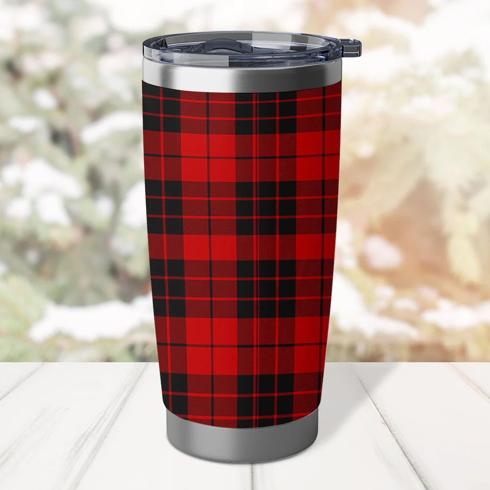 Scottish MacLeod of Raasay Clan Badge Tartan Tumbler - Image 3