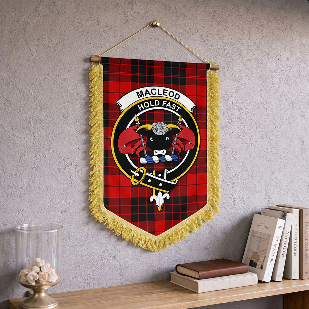 Scottish MacLeod of Raasay Clan Badge Tartan Wall Hanging Banner - Image 2