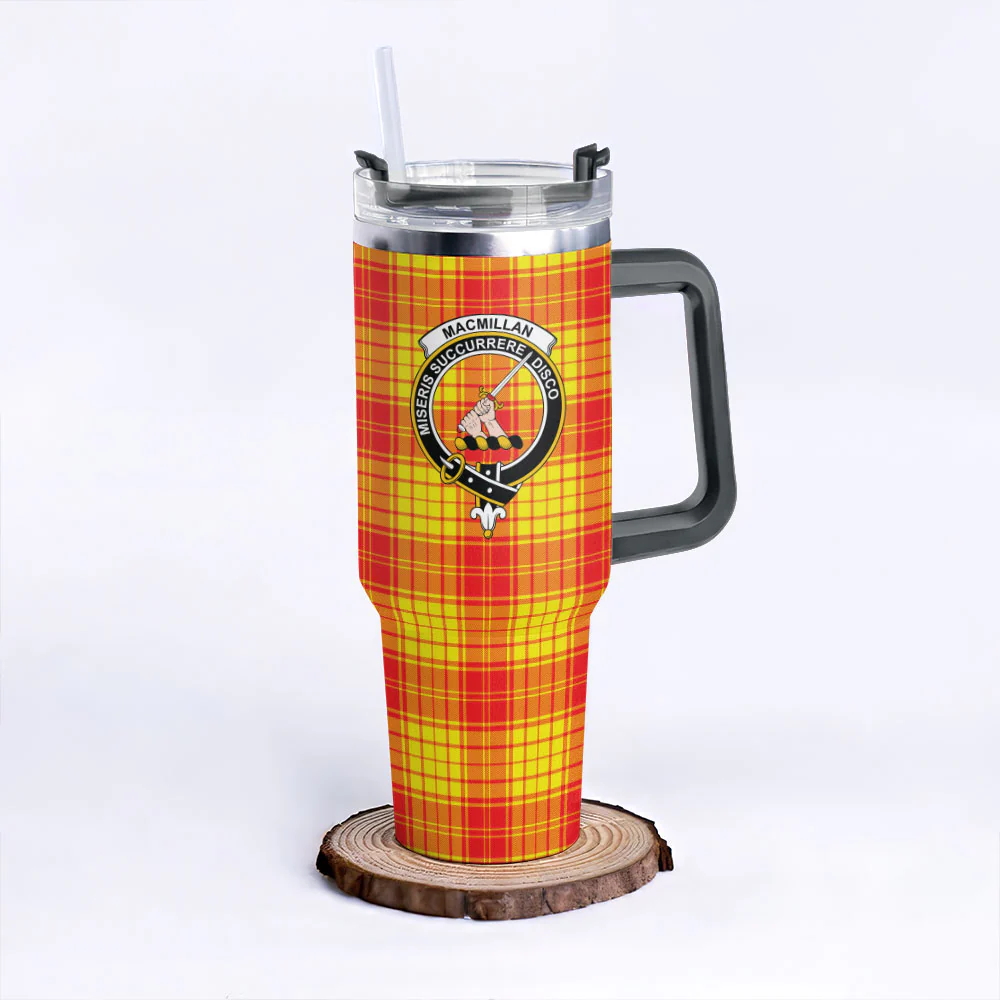 Scottish MacMillan Clan Clan Badge Tartan 40oz Tumbler - Image 6