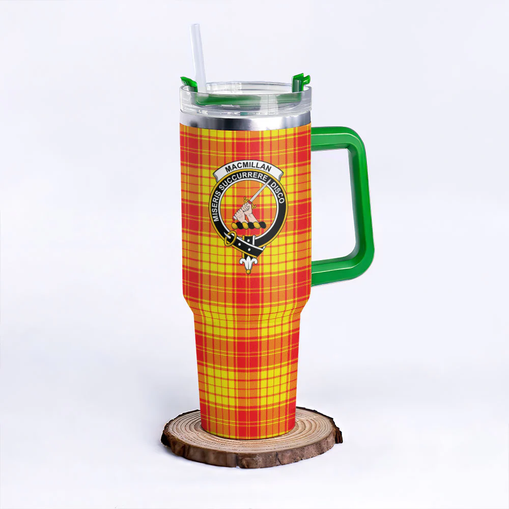 Scottish MacMillan Clan Clan Badge Tartan 40oz Tumbler - Image 8