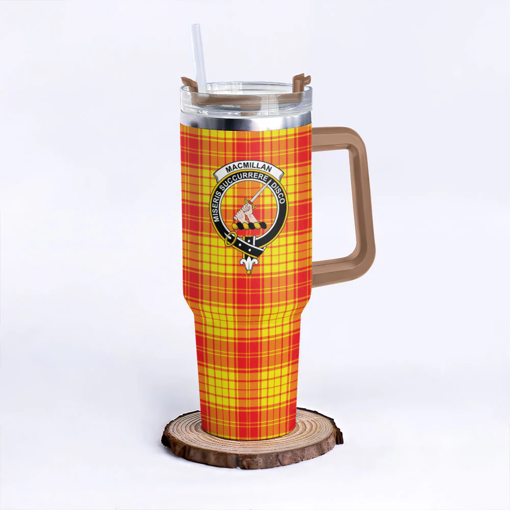 Scottish MacMillan Clan Clan Badge Tartan 40oz Tumbler - Image 9