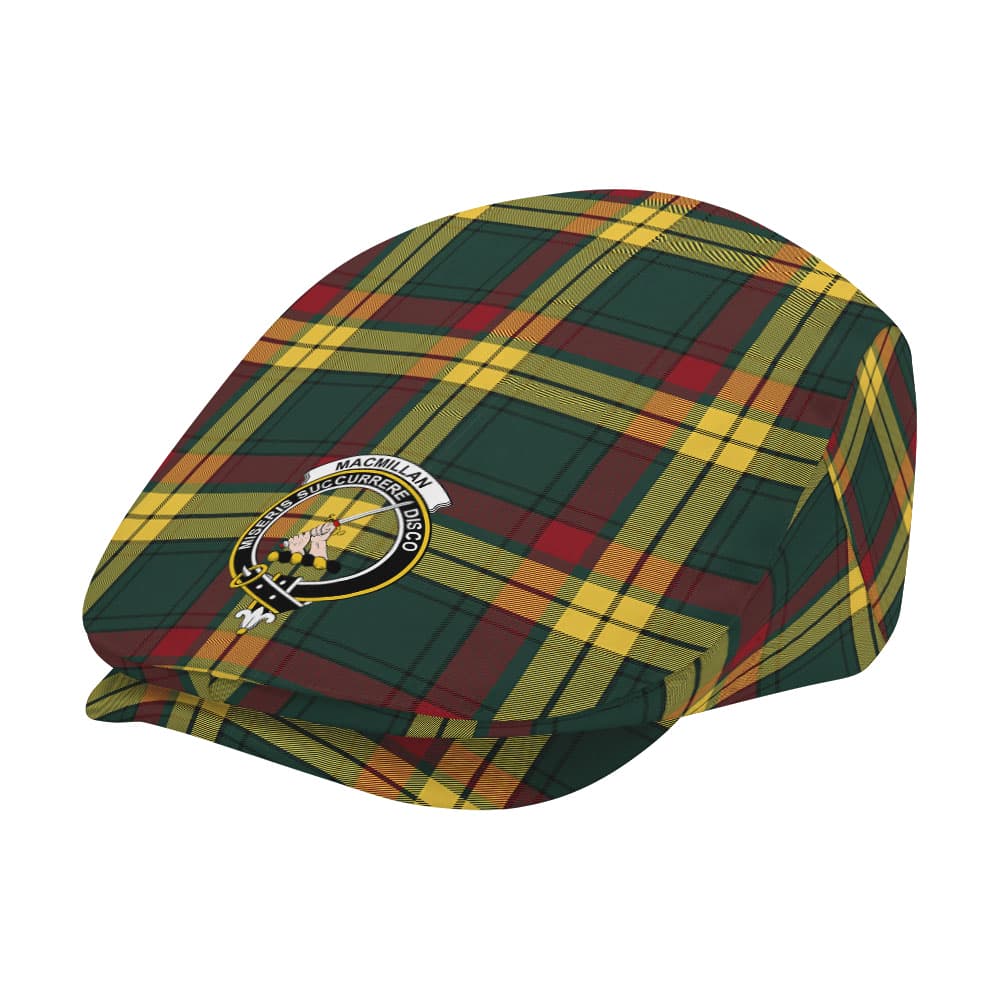 Scottish MacMillan Clan Badge Tartan Flat Cap - Image 2