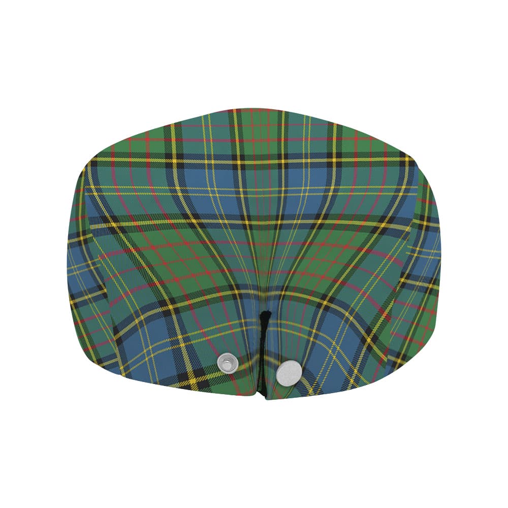 Scottish MacMillan Hunting Ancient Tartan Flat Cap - Image 4