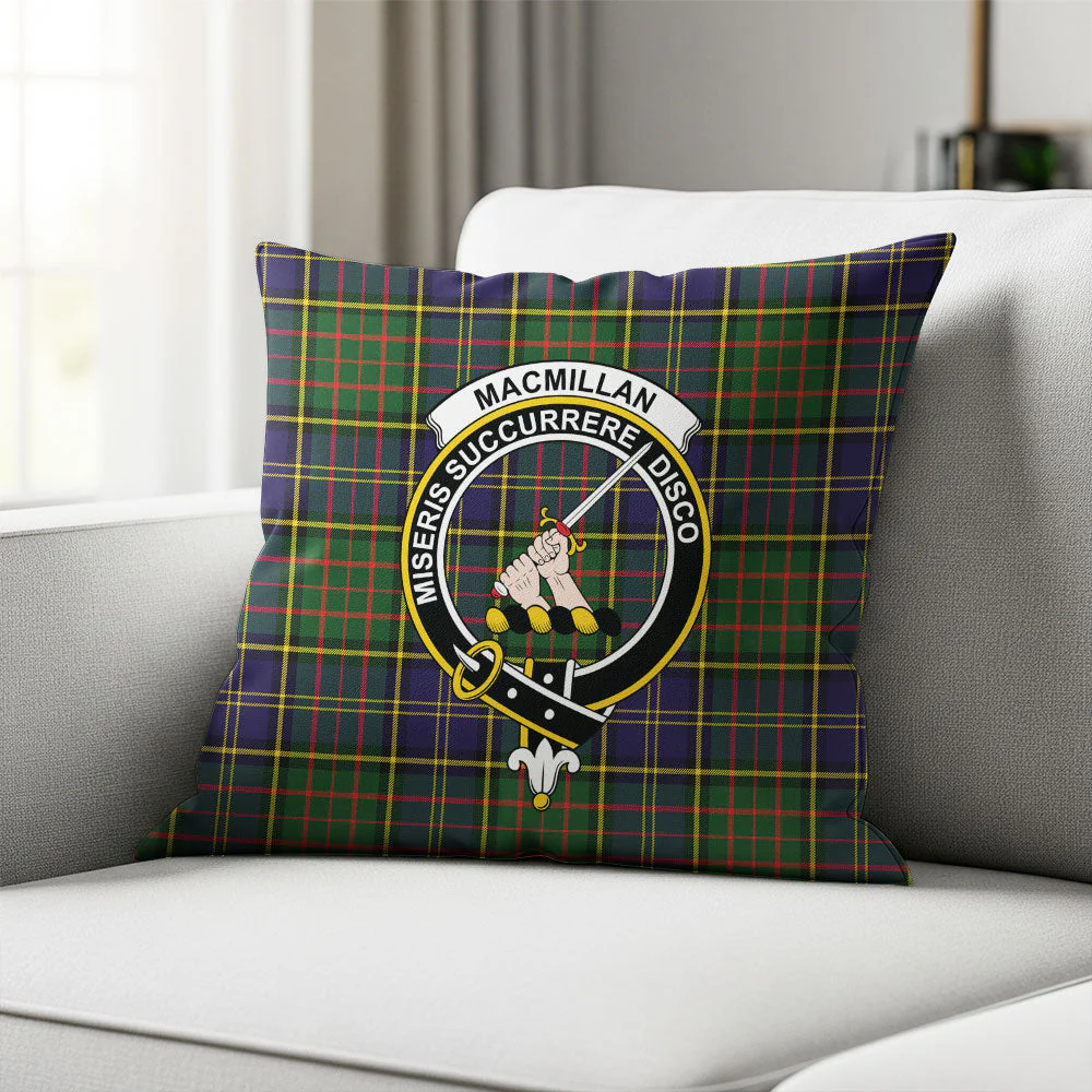 Scottish MacMillan Hunting Modern Clan Badge Tartan Pillow Case - Image 2