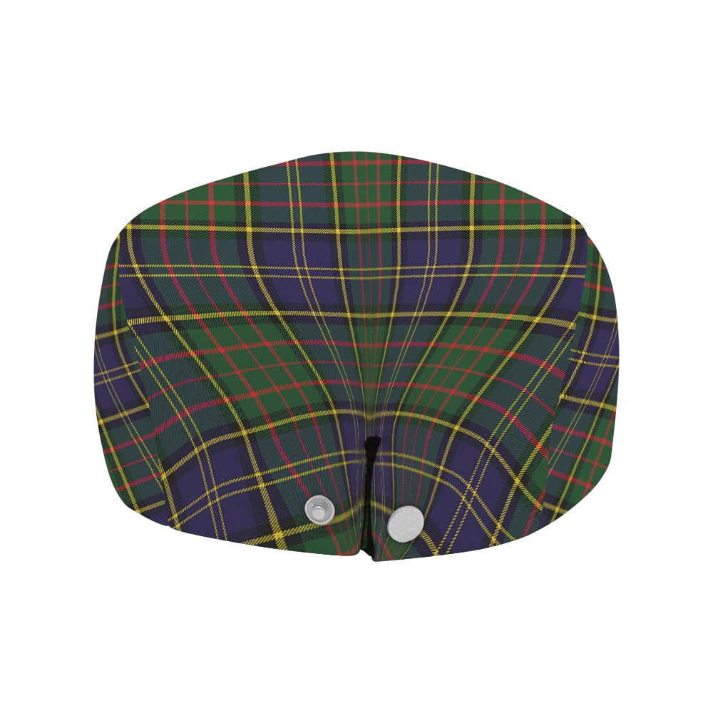 Scottish MacMillan Hunting Modern Tartan Flat Cap - Image 4
