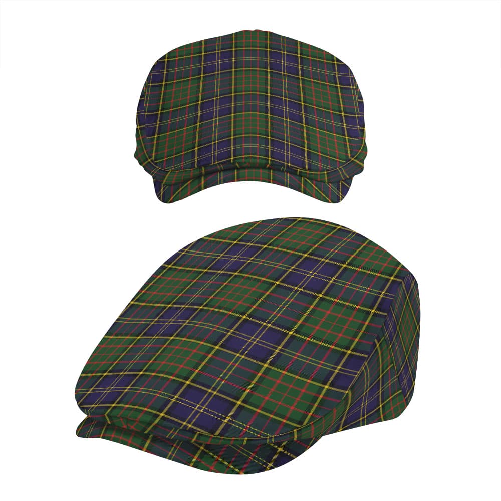 Scottish MacMillan Hunting Modern Tartan Flat Cap - Image 5