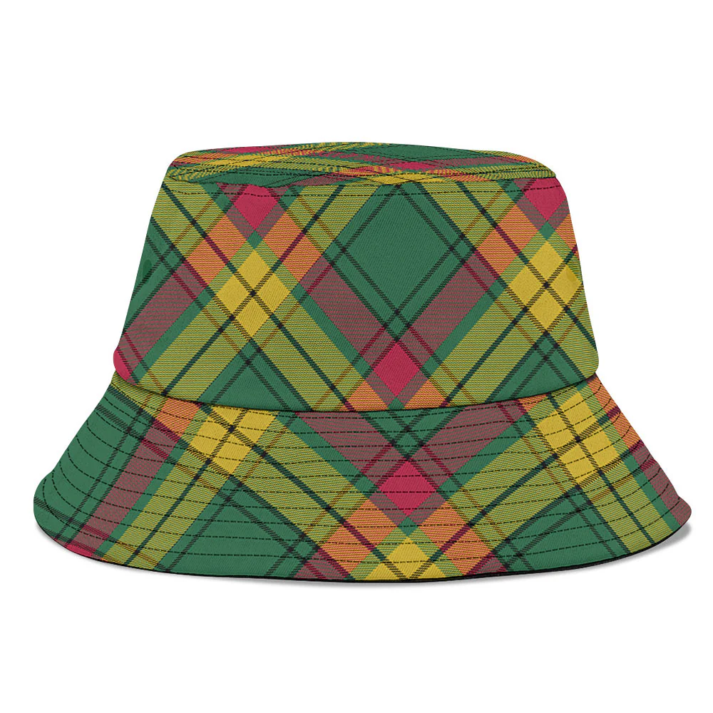 Scottish MacMillan Old Ancient Clan Badge Tartan Bucket Hat