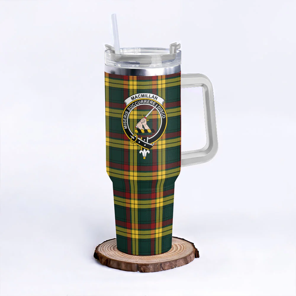 Scottish MacMillan Old Modern Clan Badge Tartan 40oz Tumbler