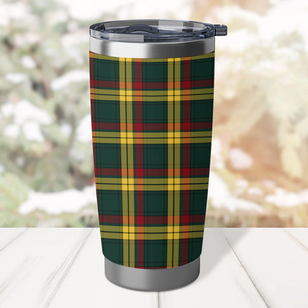 Scottish MacMillan Old Modern Clan Badge Tartan Tumbler - Image 3