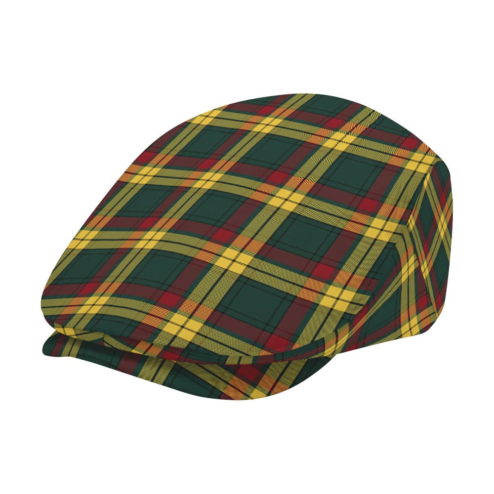 Scottish MacMillan Old Modern Tartan Flat Cap - Image 2