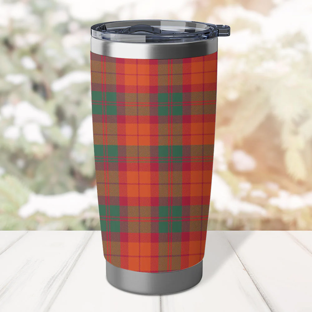 Scottish MacNab Ancient Clan Badge Tartan Tumbler - Image 3