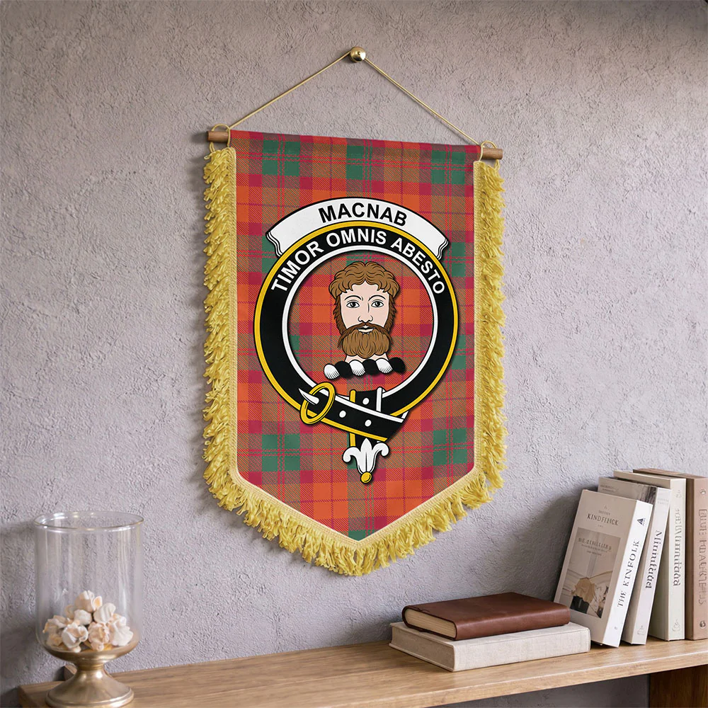 Scottish MacNab Ancient Clan Badge Tartan Wall Hanging Banner - Image 2