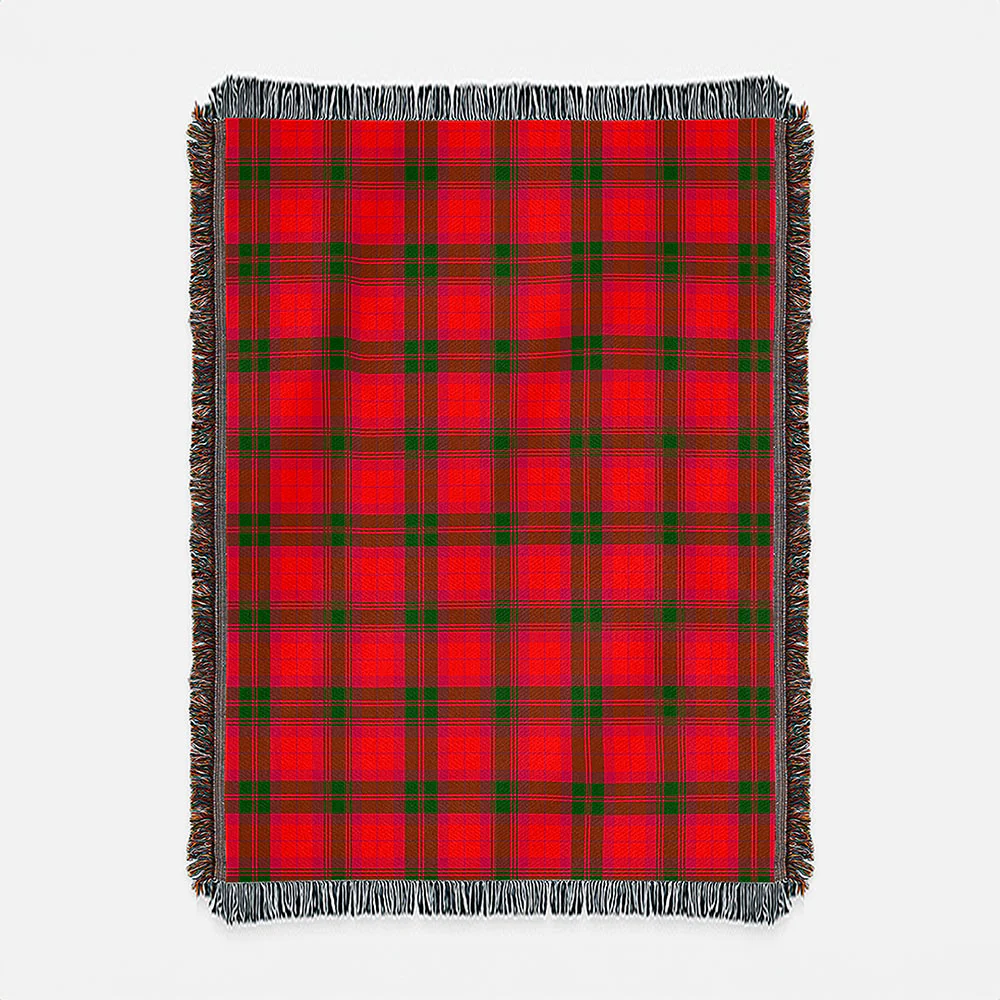 Scottish MacNab Modern Clan Badge Tartan Woven Blanket