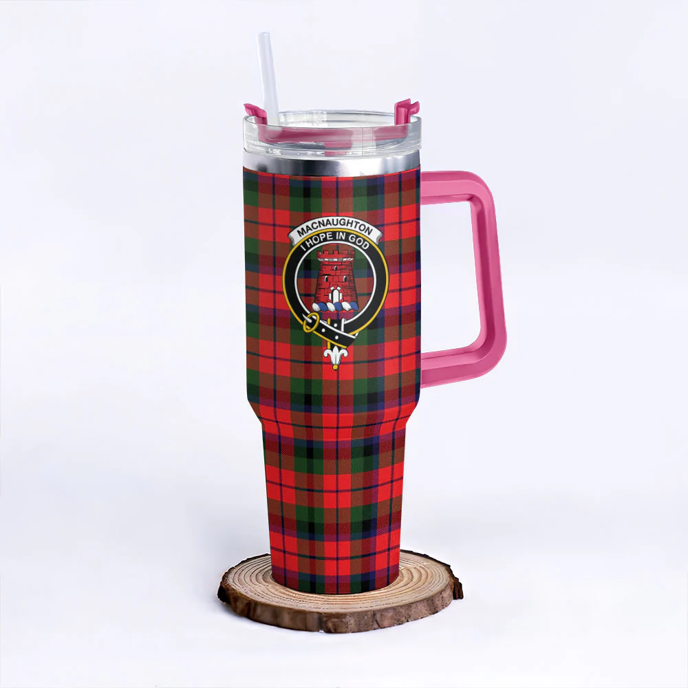 Scottish MacNaughton Modern Clan Badge Tartan 40oz Tumbler - Image 7