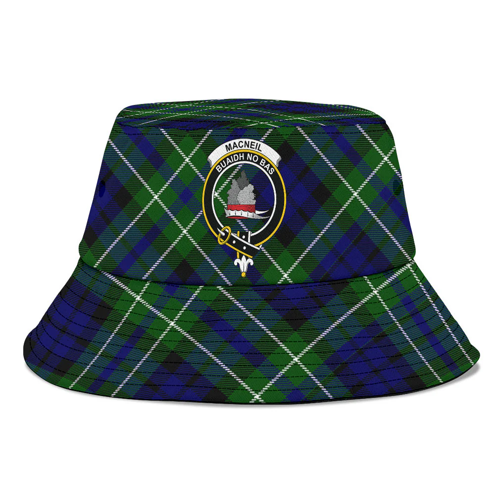 Scottish MacNeil of Colonsay Modern Clan Badge Tartan Bucket Hat - Image 2