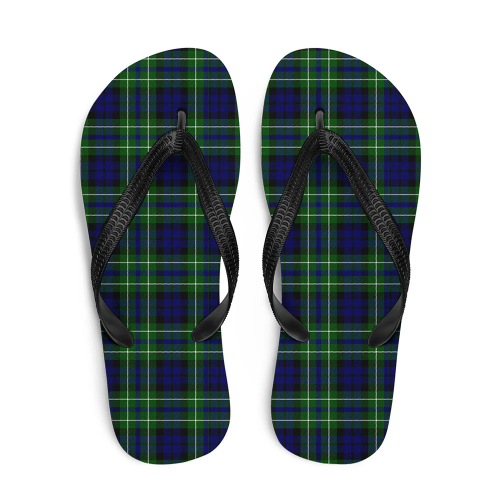 Scottish MacNeil of Colonsay Modern Clan Badge Tartan Flip Flops