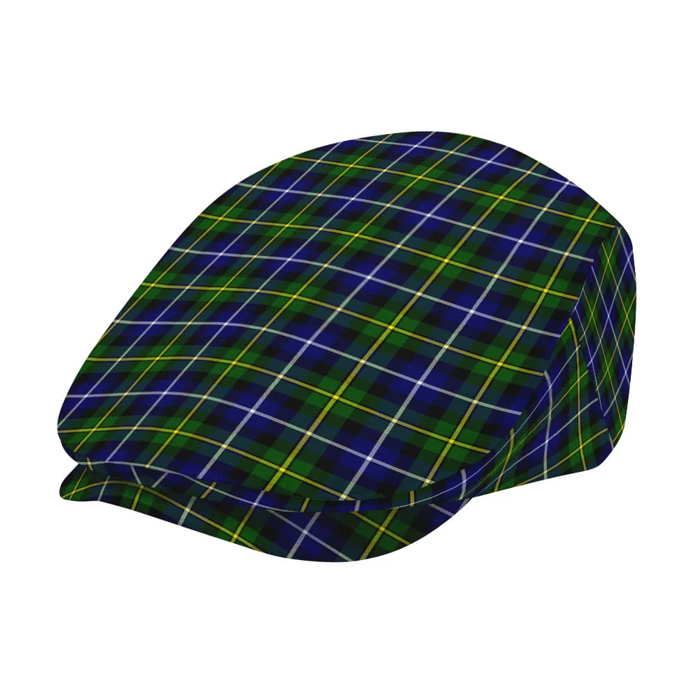 Scottish MacNeil of Barra Modern Tartan Flat Cap - Image 2