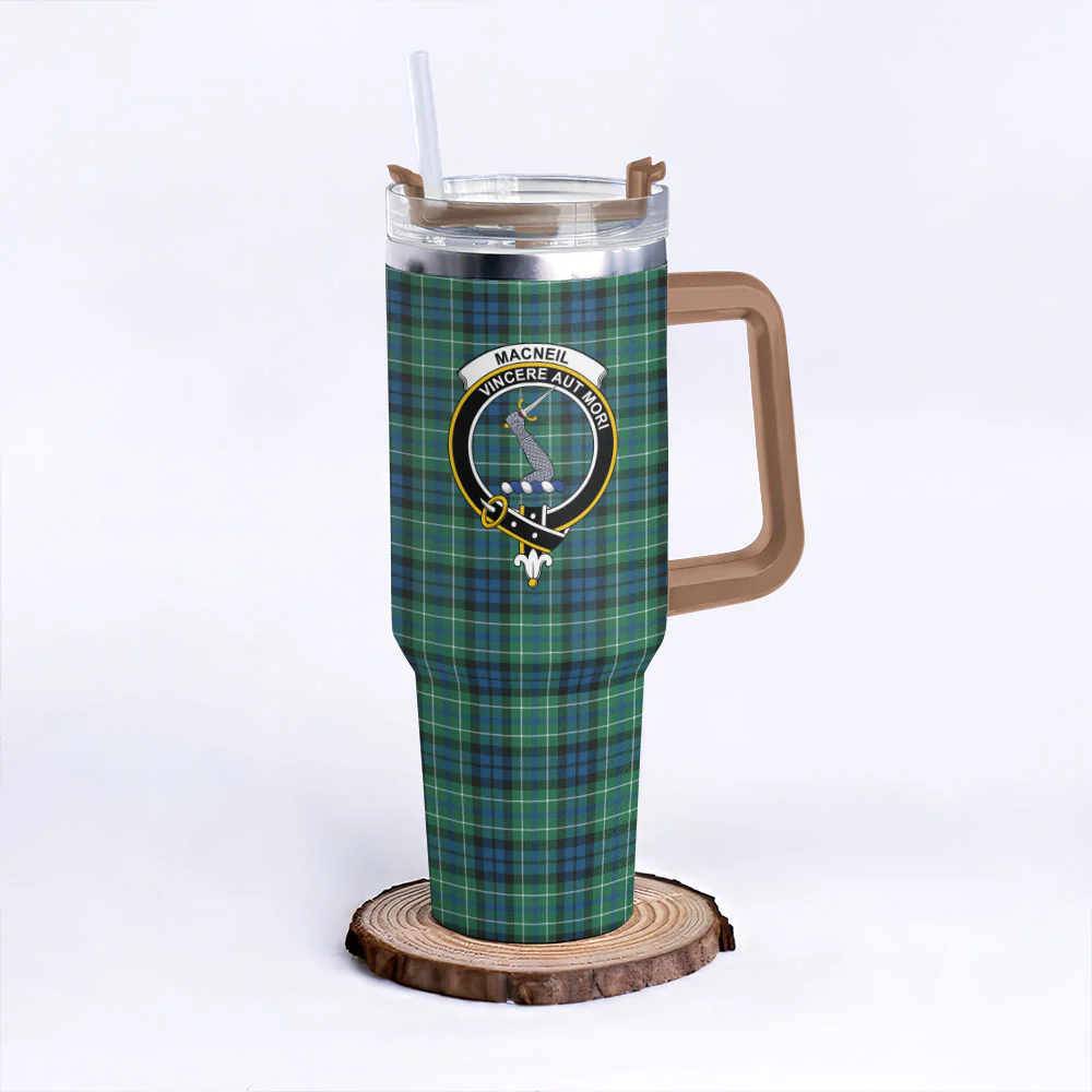 Scottish MacNeill of Colonsay Ancient Clan Badge Tartan 40oz Tumbler - Image 9