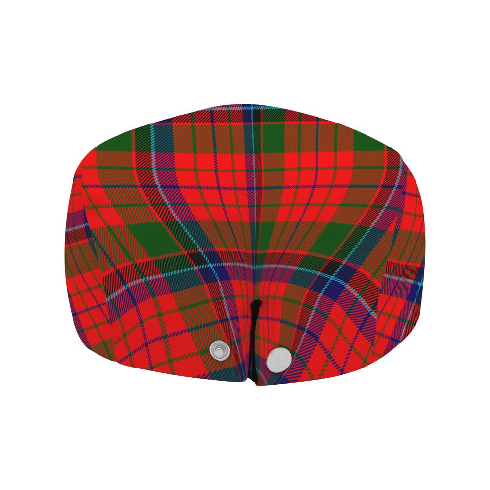 Scottish MacNicol (of Scorrybreac) Clan Badge Tartan Flat Cap - Image 4