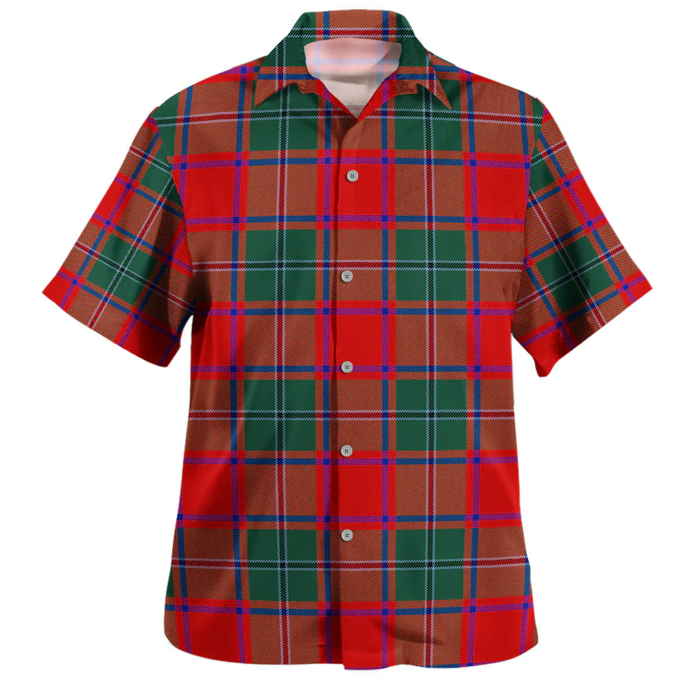 Scottish MacPhail Clan Badge Tartan Hawaiian Shirt