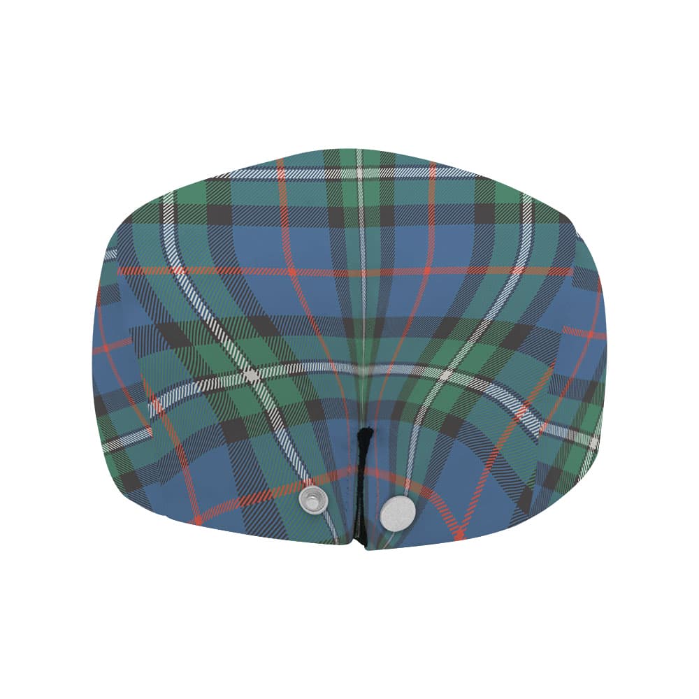 Scottish MacPhail Hunting Ancient Tartan Flat Cap - Image 4