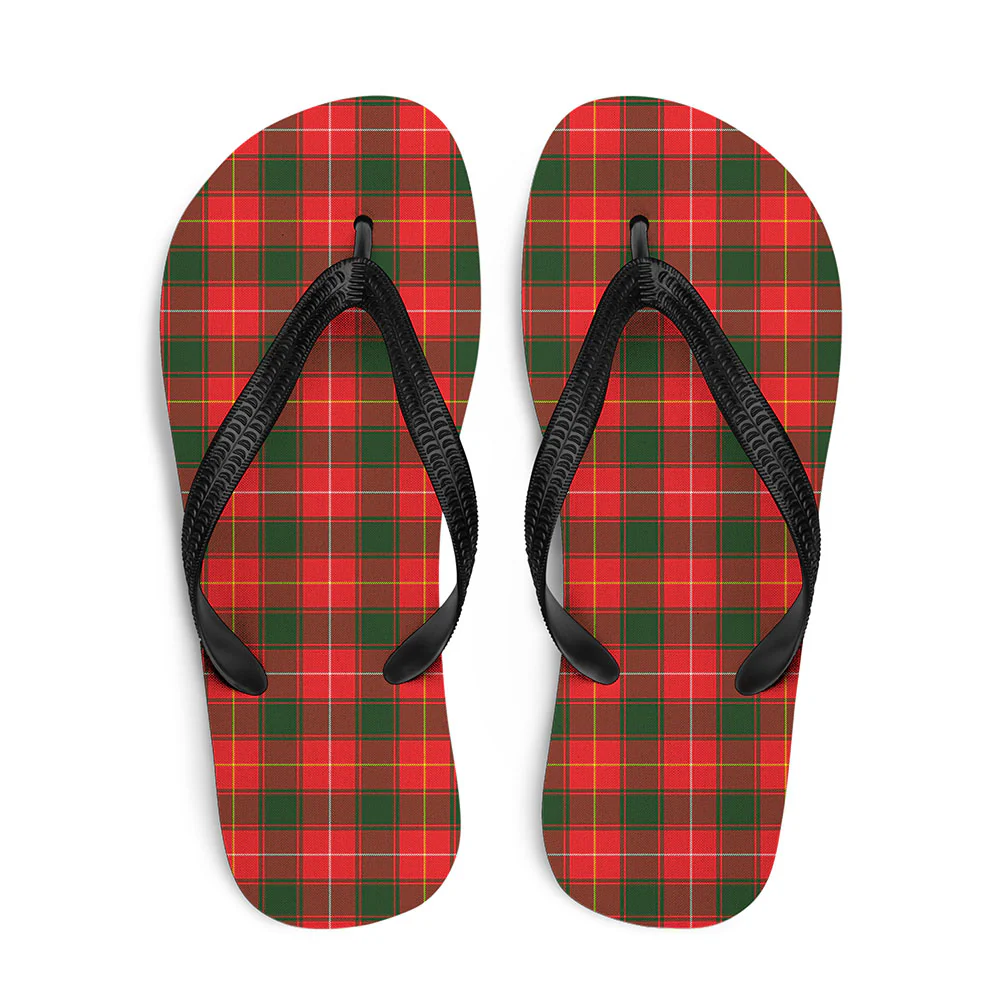 Scottish MacPhee Modern Clan Badge Tartan Flip Flops